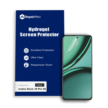 Realme Narzo 70 Pro 5G Compatible Premium Hydrogel Screen Protector With Full Coverage Ultra HD